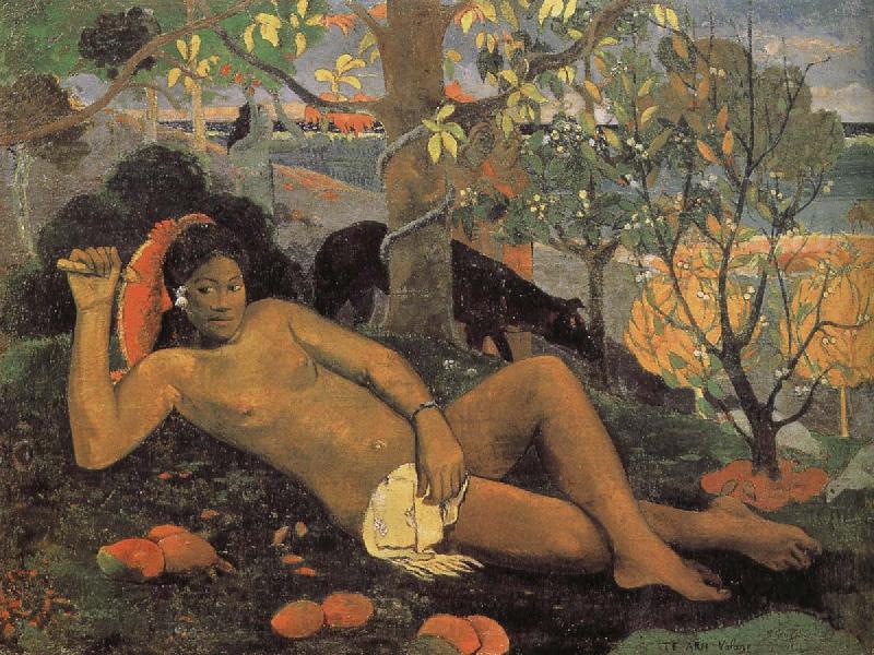 Paul Gauguin Woman with Mango